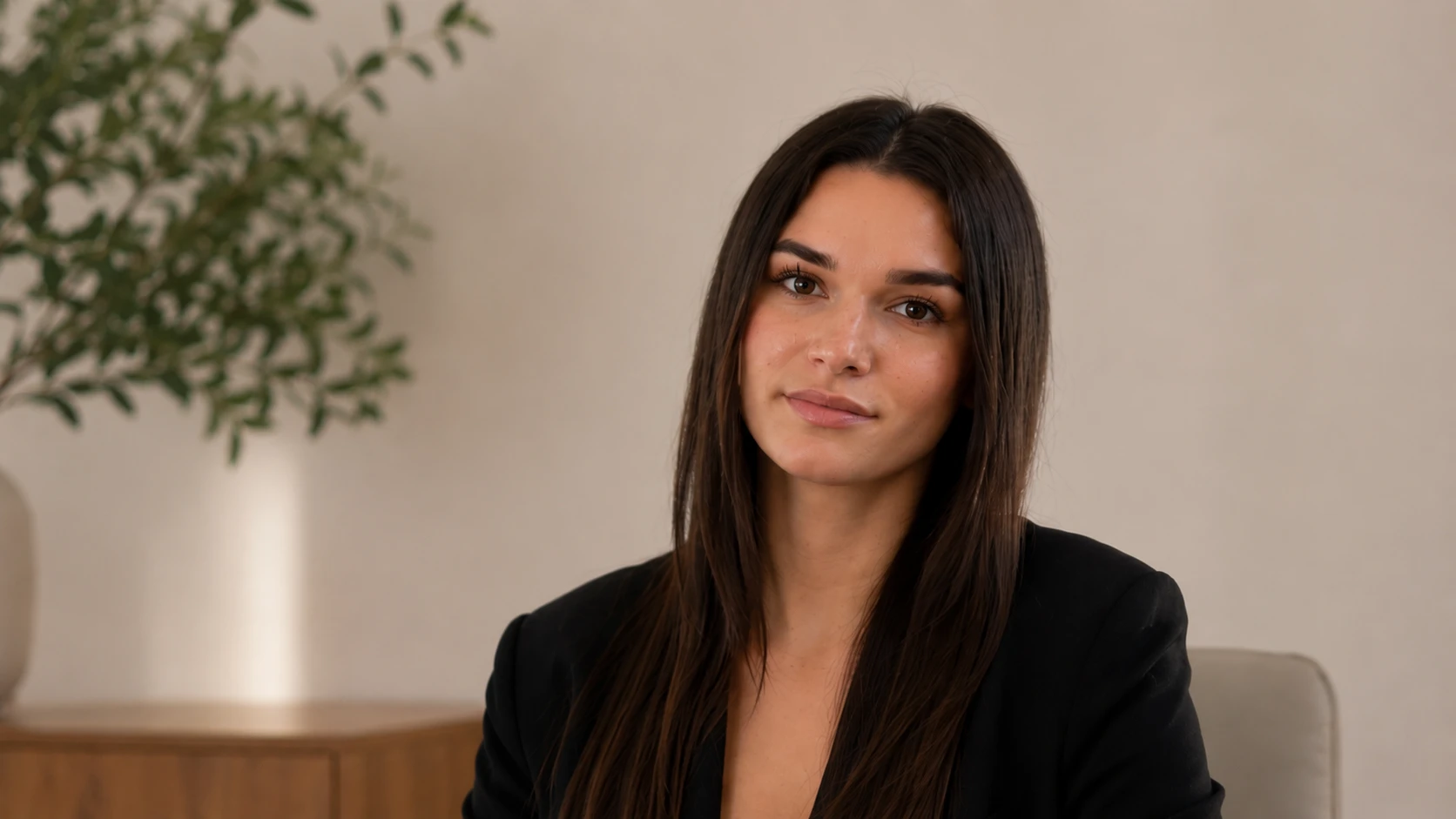 Marta Kruk - copywriterka SEO przy biurku