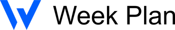 Weekplan